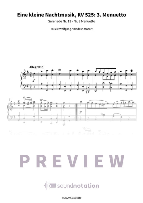 Eine kleine Nachtmusik - Preview Page 1