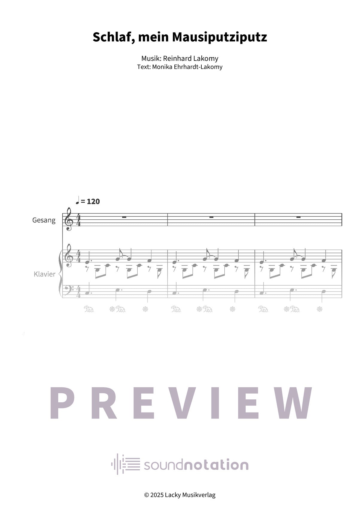 Schlaf, mein Mausiputziputz - Preview Page 1