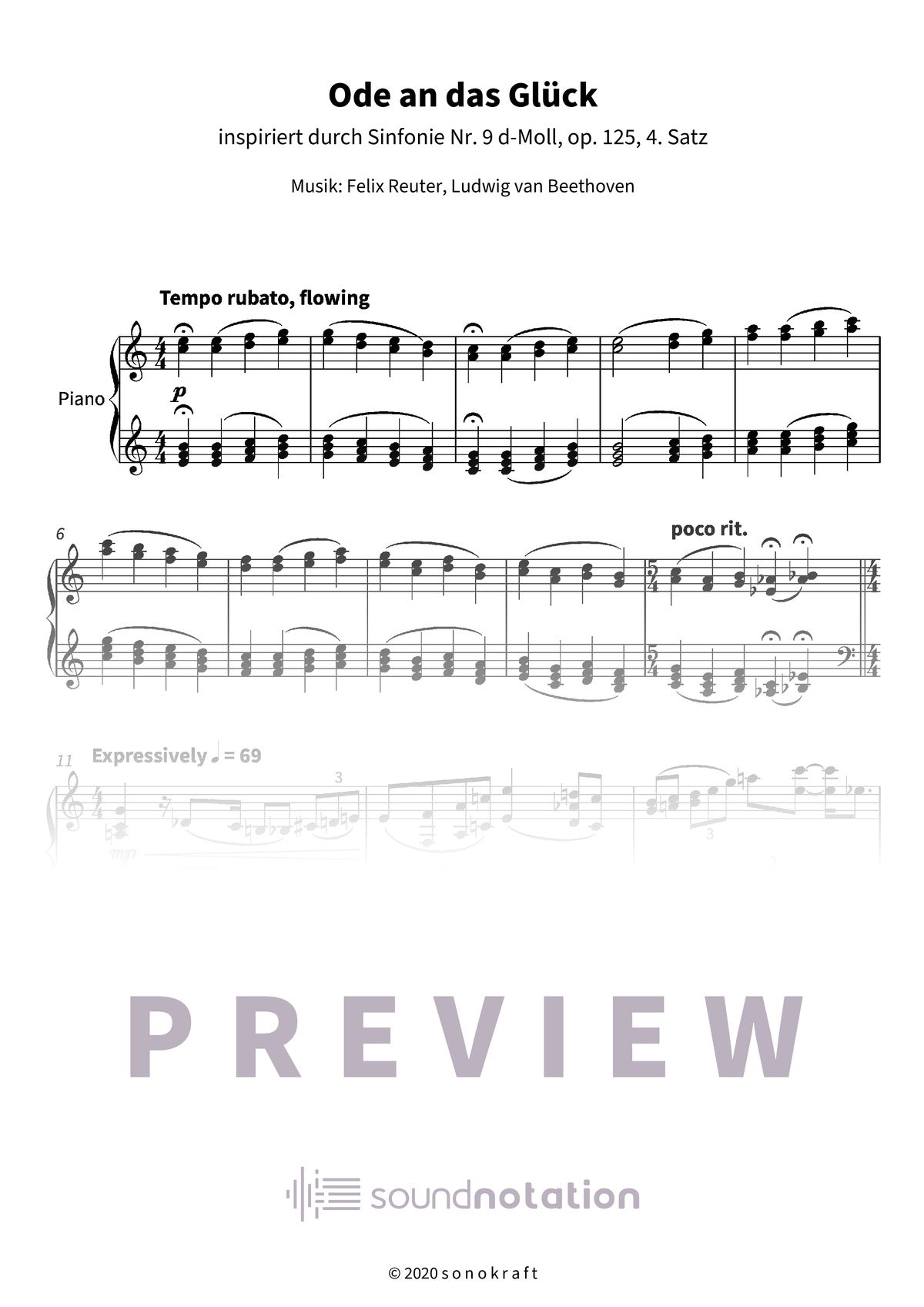 Ode an das Glück - Preview Page 1