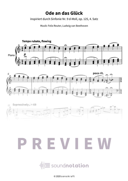 Ode an das Glück - Preview Page 1