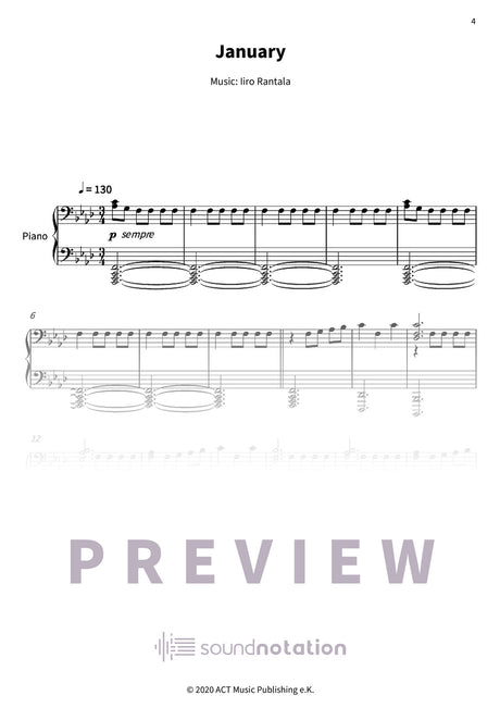 My Finnish Calendar - Preview Page 1