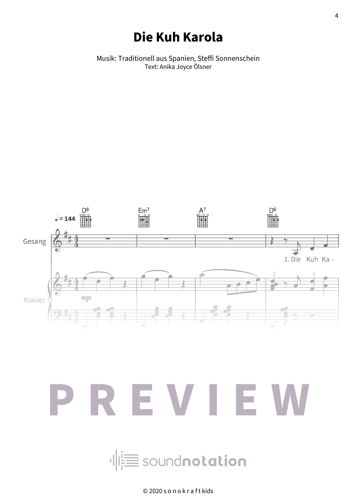 Die Kuh Karola - Preview Page 1