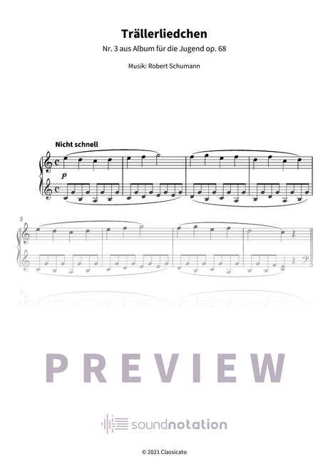 Trällerliedchen - Preview Page 1