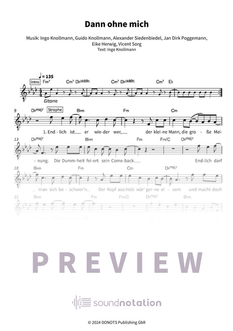 Dann ohne mich - Preview Page 1