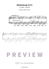 Nocturne op. 9 n°2 - Preview Page 1