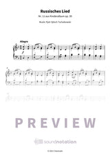 Russisches Lied - Preview Page 1