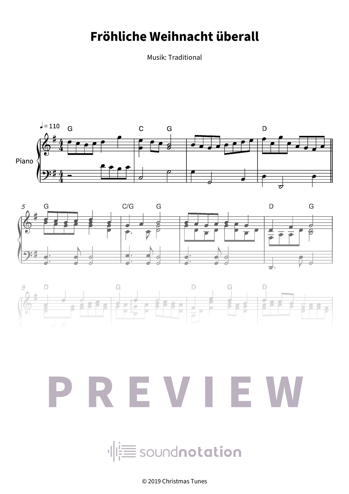 Fröhliche Weihnacht überall - Preview Page 1