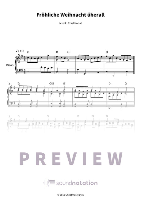 Fröhliche Weihnacht überall - Preview Page 1