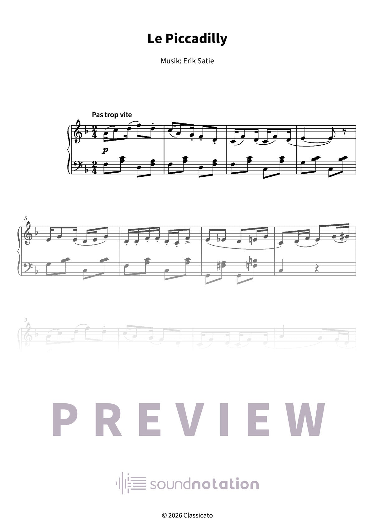 Le Piccadilly - Preview Page 1