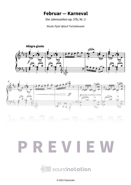 Februar — Karneval - Preview Page 1
