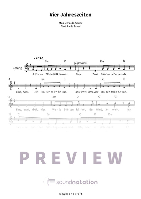 Vier Jahreszeiten - Preview Page 1