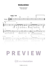 Wolkenbilder - Preview Page 1
