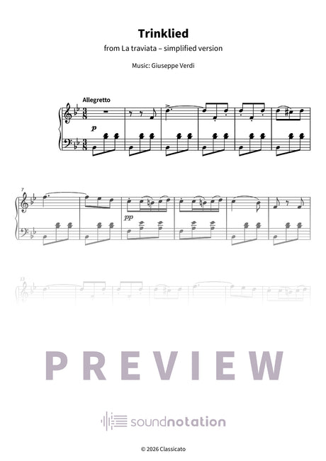 Drinking Song - Preview Page 1