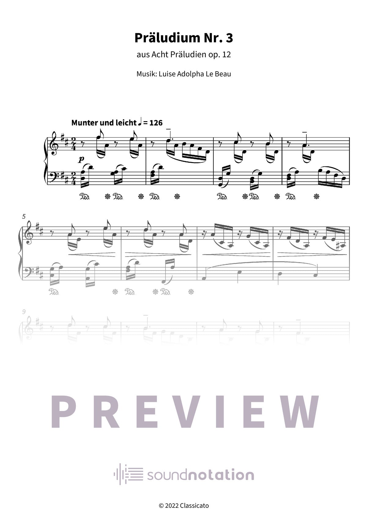 Präludium Nr. 3 - Preview Page 1