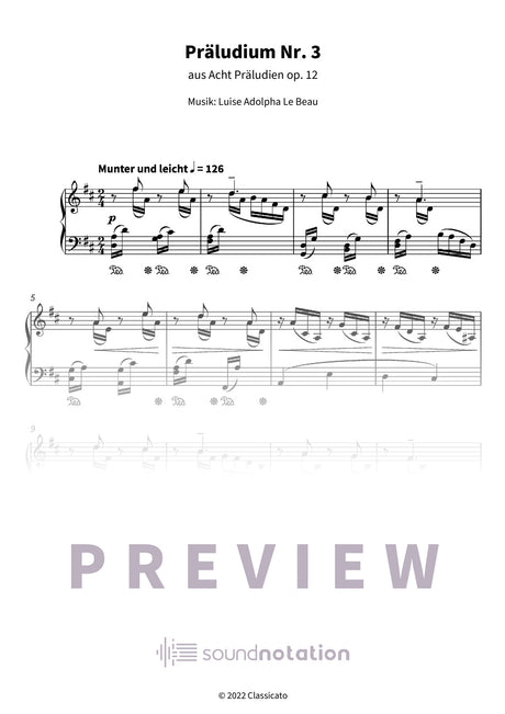 Präludium Nr. 3 - Preview Page 1