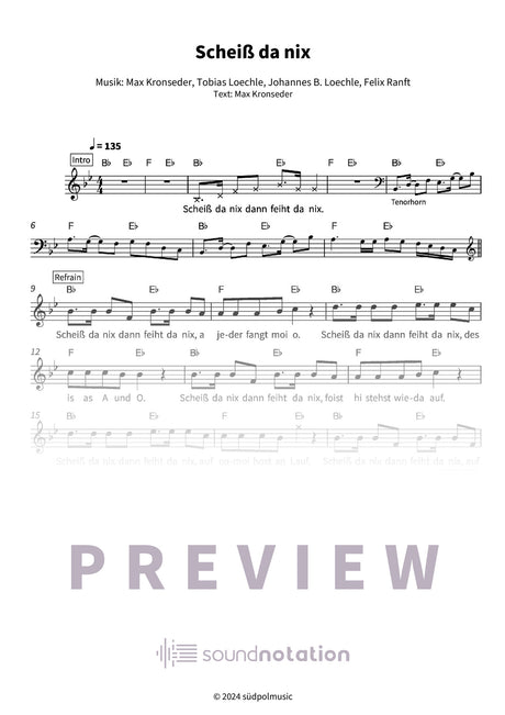 Scheiß da nix - Preview Page 1