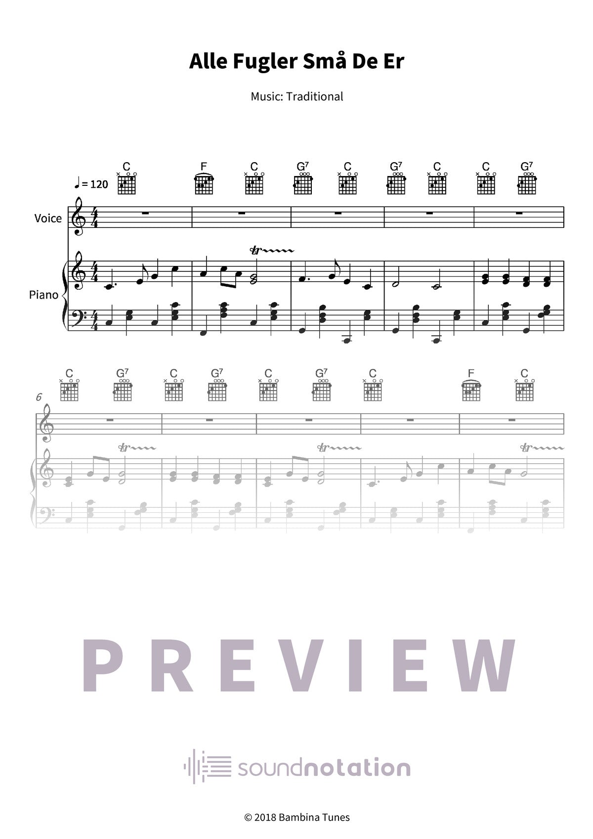 Alle Fugler Små De Er - Preview Page 1
