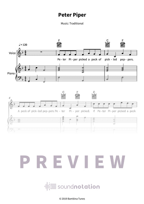 Peter Piper - Preview Page 1