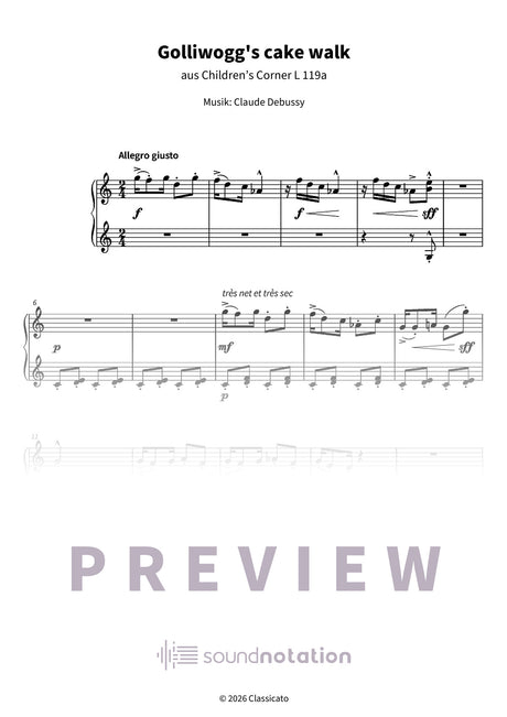 Golliwogg's cake walk - Preview Page 1