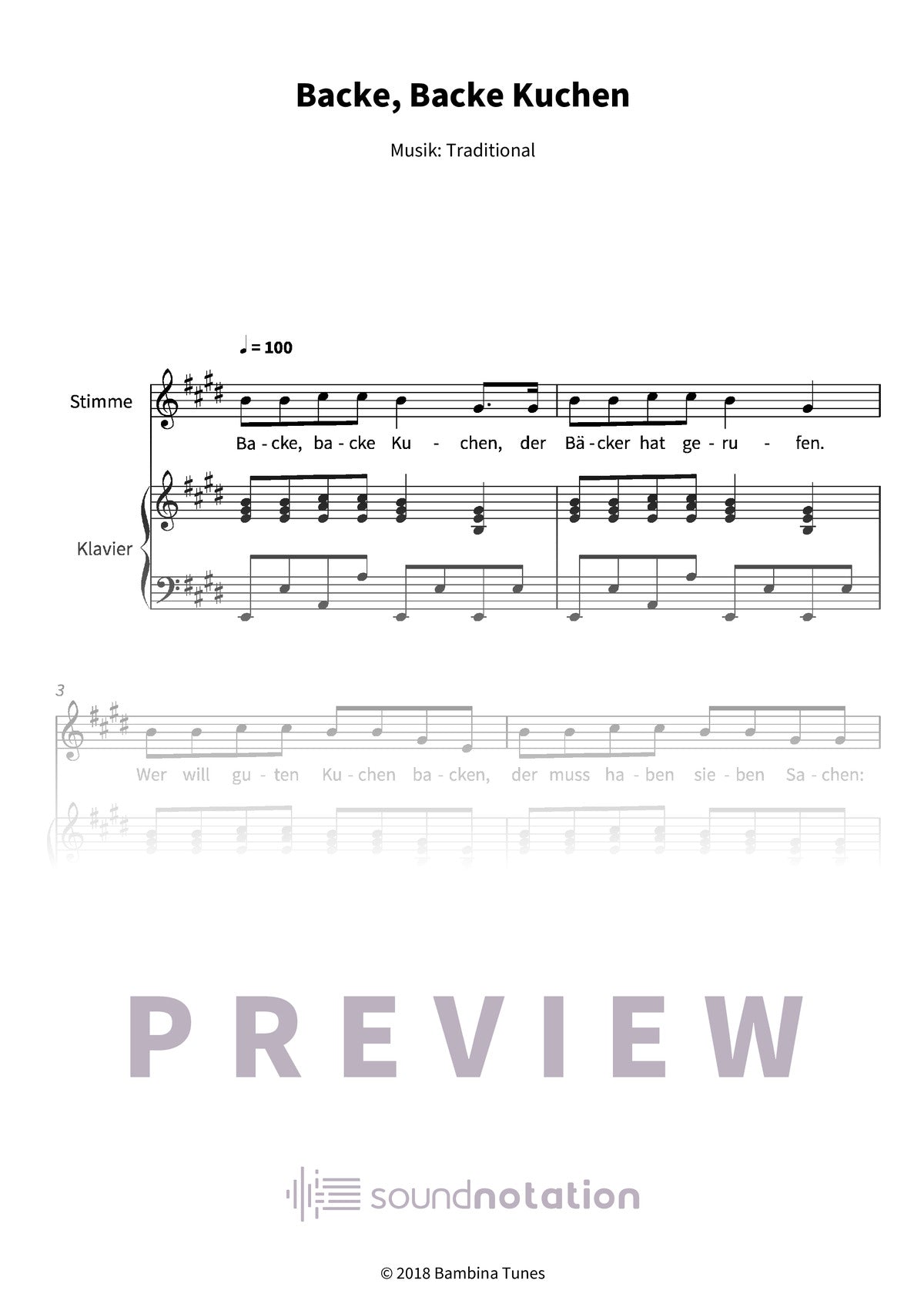 Backe, Backe Kuchen - Preview Page 1