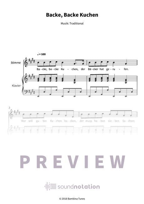 Backe, Backe Kuchen - Preview Page 1