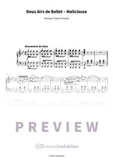 Deux Airs de Ballet ‒ Malicieuse - Preview Page 1