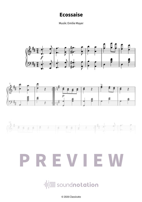 Ecossaise - Preview Page 1