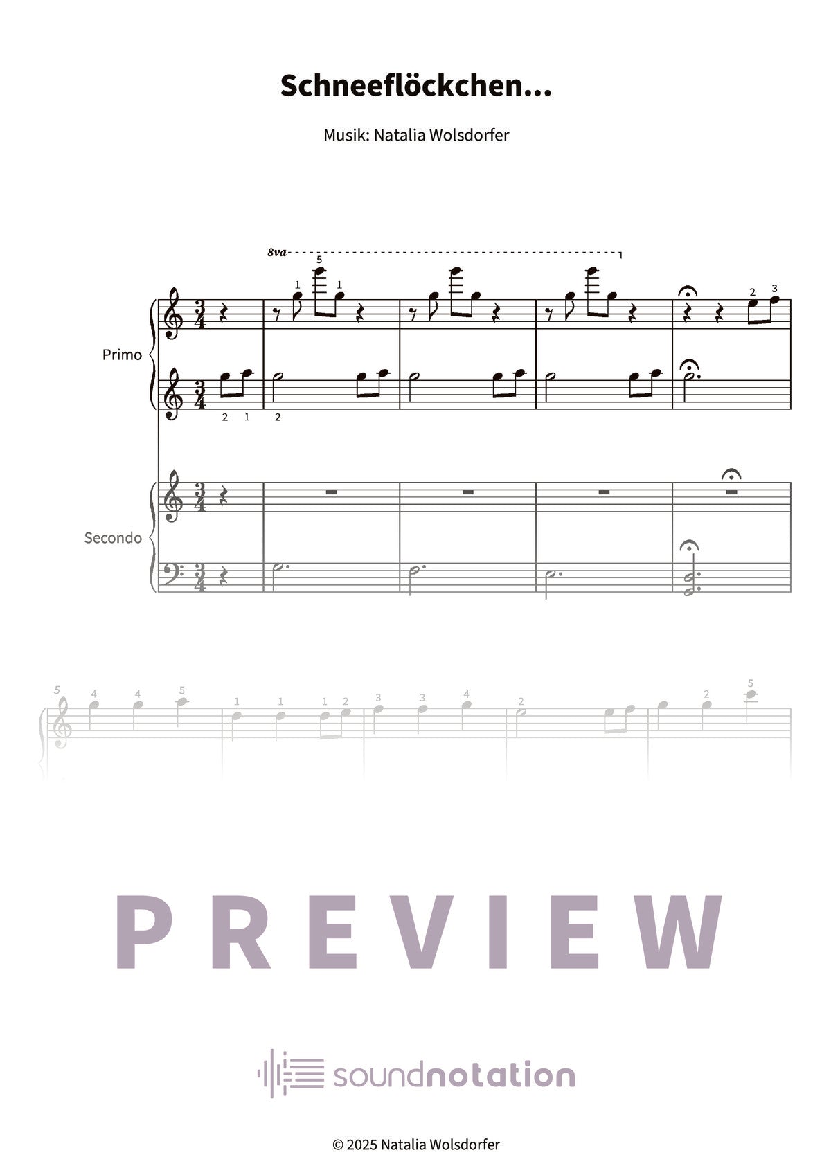 Schneeflöckchen... - Preview Page 1