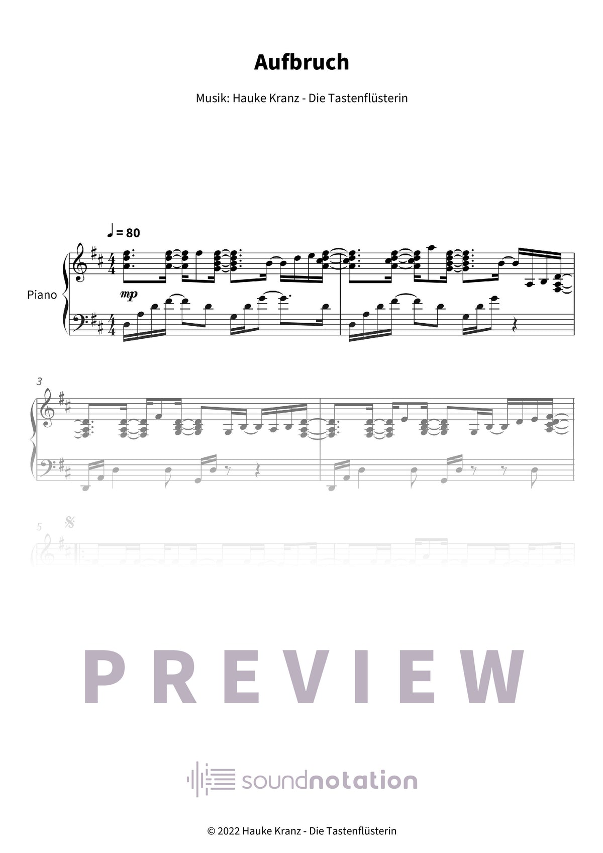 Aufbruch - Preview Page 1
