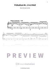 Vier Präludien - Preview Page 1