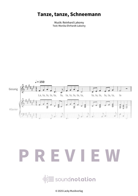 Tanze, tanze, Schneemann - Preview Page 1