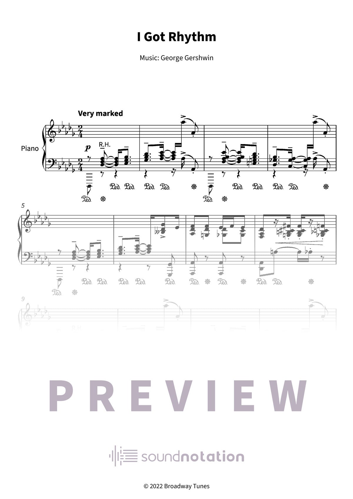 I Got Rhythm - Preview Page 1