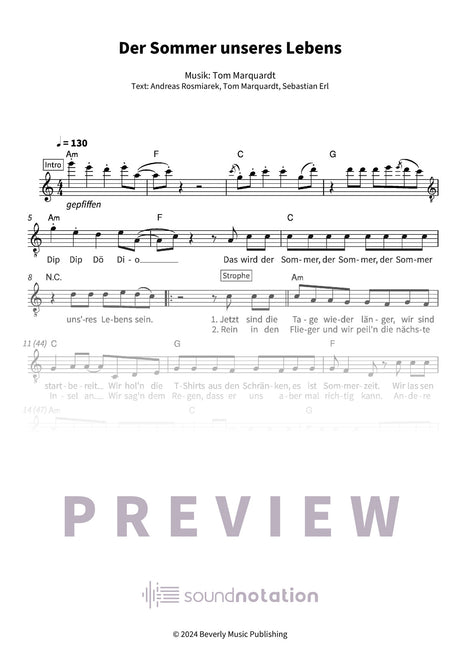 Der Sommer unseres Lebens - Preview Page 1