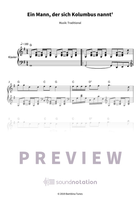 Ein Mann, der sich Kolumbus nannt' - Preview Page 1
