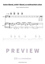 Guten Abend, schön' Abend, es weihnachtet schon - Preview Page 1