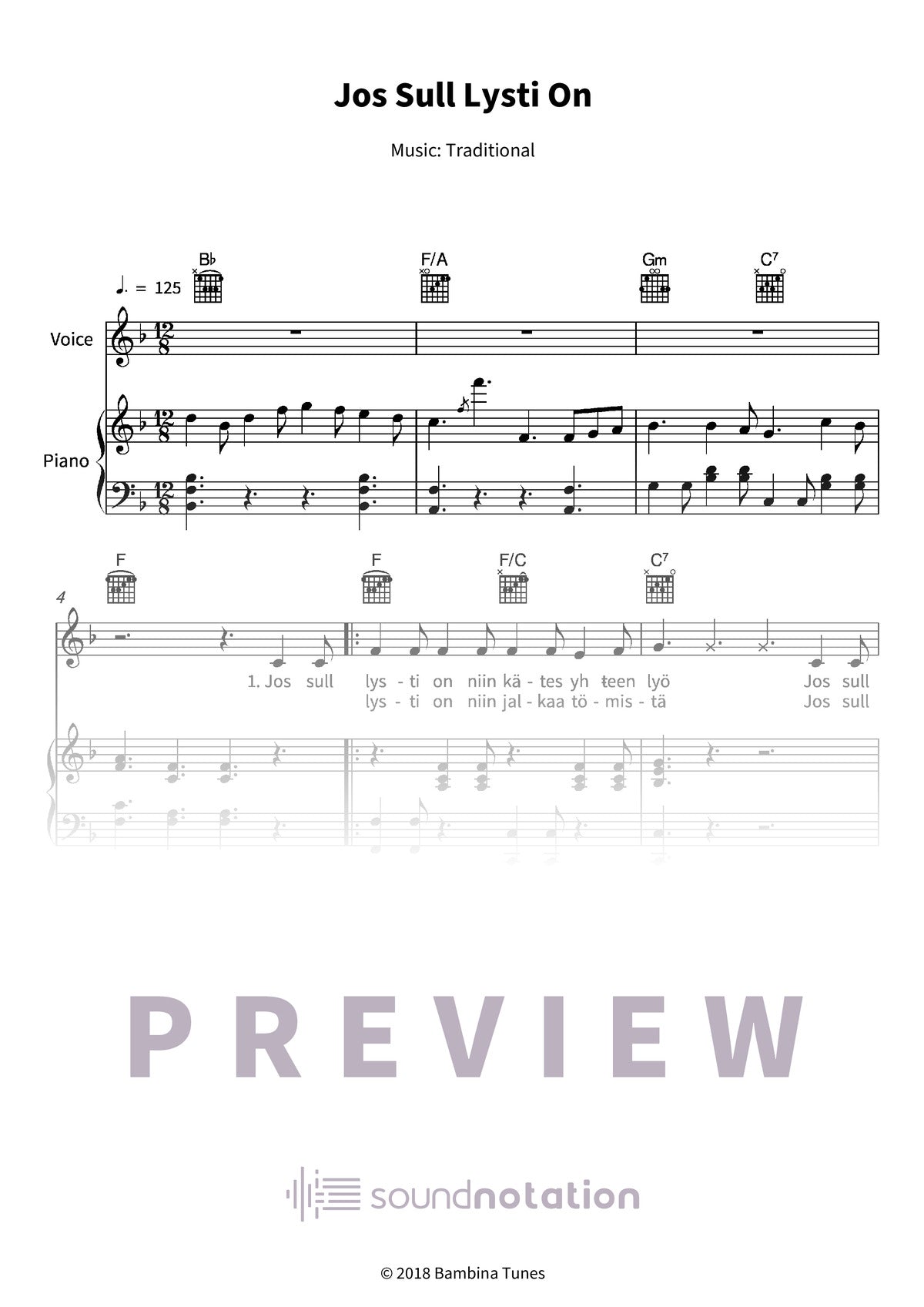 Jos Sull Lysti On - Preview Page 1