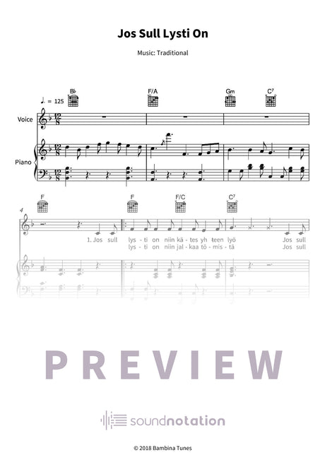 Jos Sull Lysti On - Preview Page 1