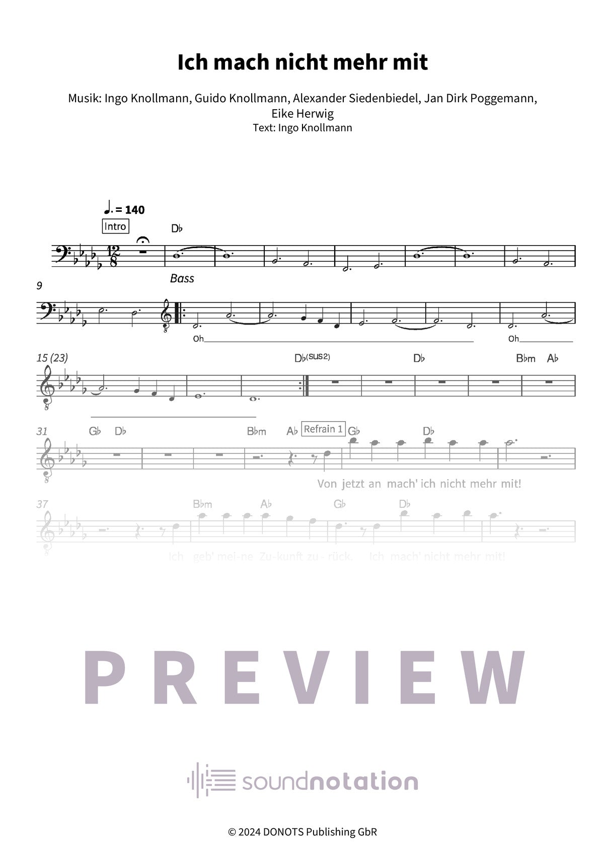 Ich mach nicht mehr mit - Preview Page 1