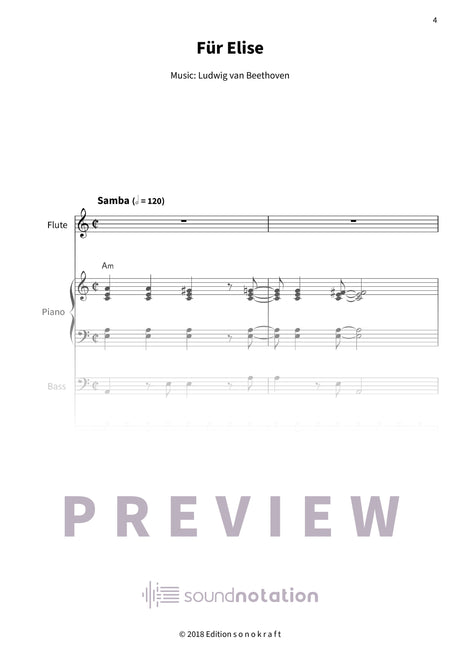 Für Elise - Preview Page 1