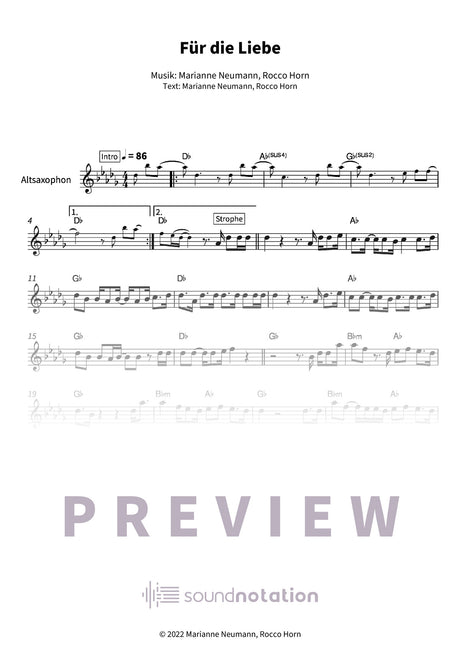 Für die Liebe - Preview Page 1