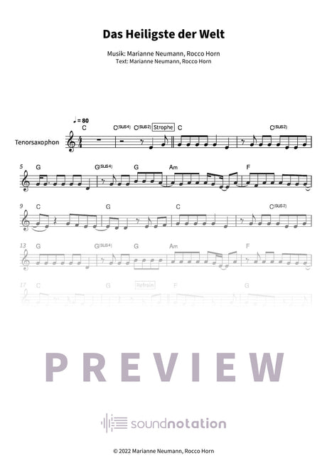 Das Heiligste der Welt - Preview Page 1