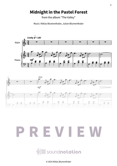 Midnight in the Pastel Forest - Preview Page 1