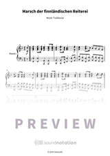 Marsch der finnländischen Reiterei - Preview Page 1