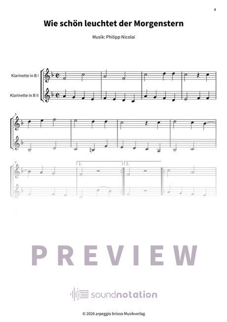 Wie schön leuchtet der Morgenstern - Preview Page 1