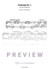 Arabesque Nr. 1 - Preview Page 1