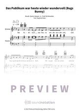 Das Publikum war heute wieder wundervoll (Bugs Bunny) - Preview Page 1
