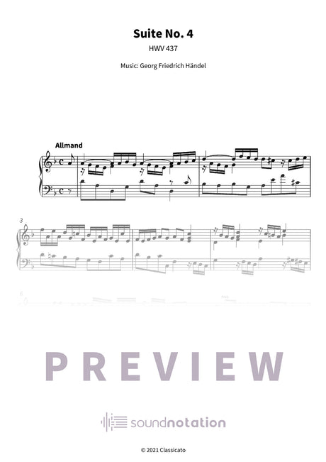 Suite No. 4 - Preview Page 1