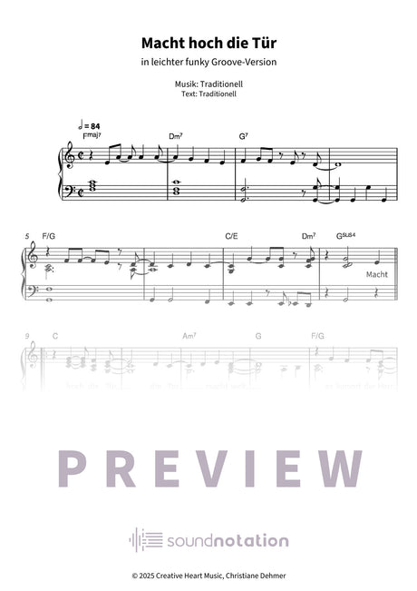 Macht hoch die Tür - Preview Page 1