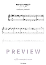 Pour Elise, WoO 59 - Preview Page 1
