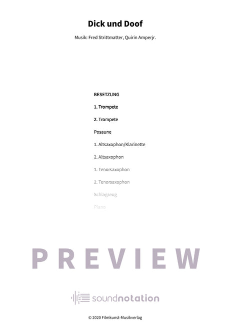 Dick und Doof - Preview Page 1